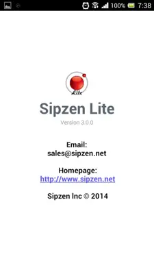 Sipzen Lite android App screenshot 1